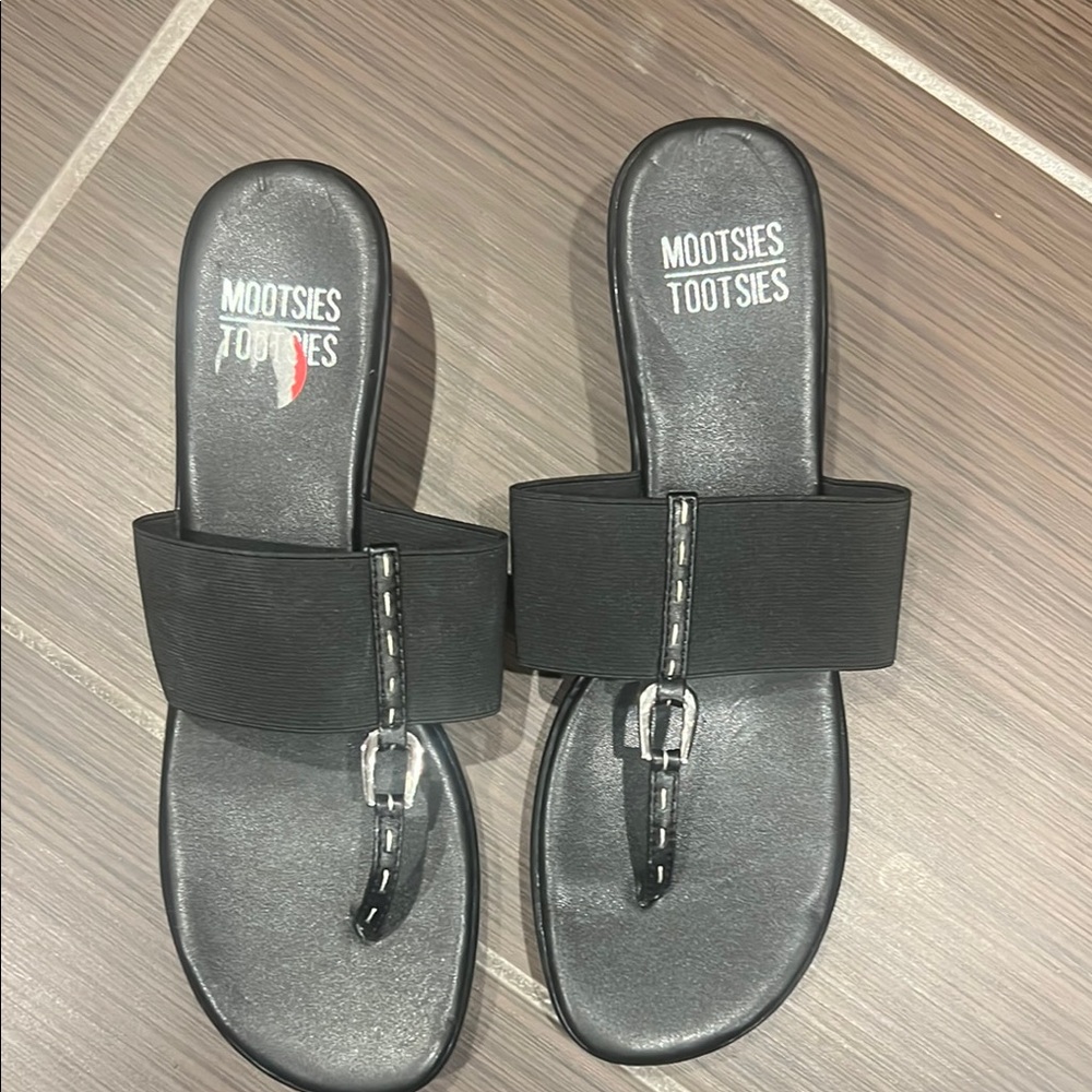 Mootsies Tootsies Black Sandals